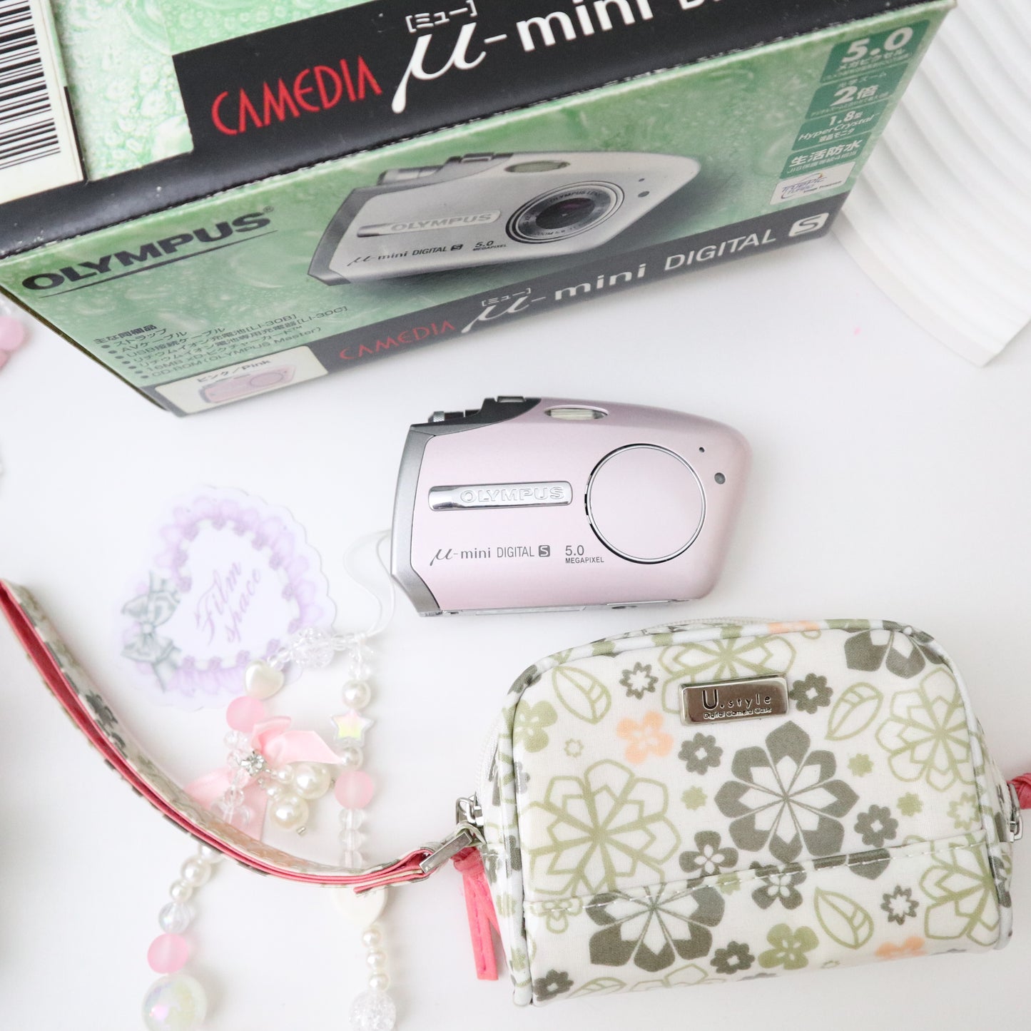 RARE OLYMPUS U-MINI S (BABY PINK)