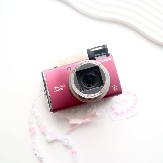 CANON POWERSHOT SX200 IS (MAROON) | BOXED