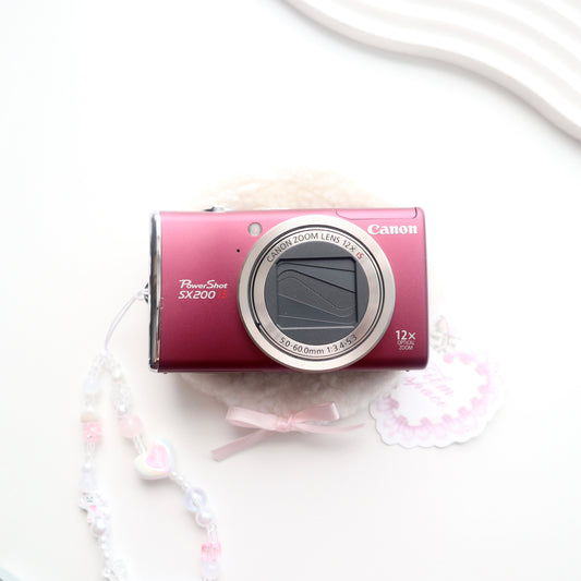 CANON POWERSHOT SX200 IS (MAROON) | BOXED