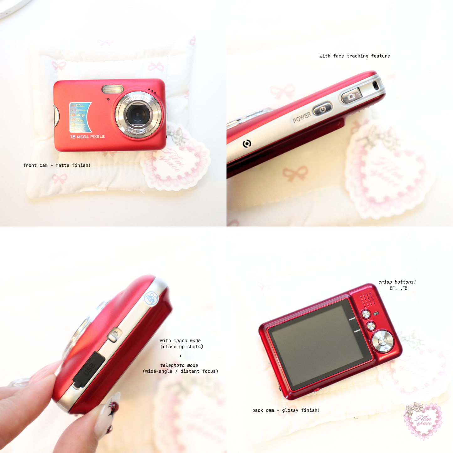 JOY-CMOS500 DIGITAL CAMERA (RED)
